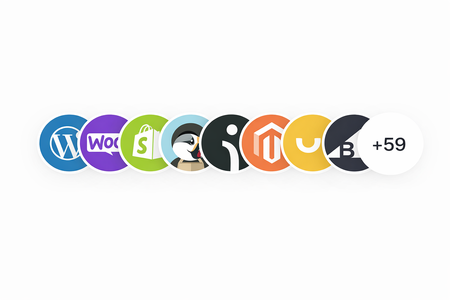 Mon Petit Avis se connecte à Shopify, WooCommerce, PrestaShop, Magento et toutes les principales plateformes e-commerce